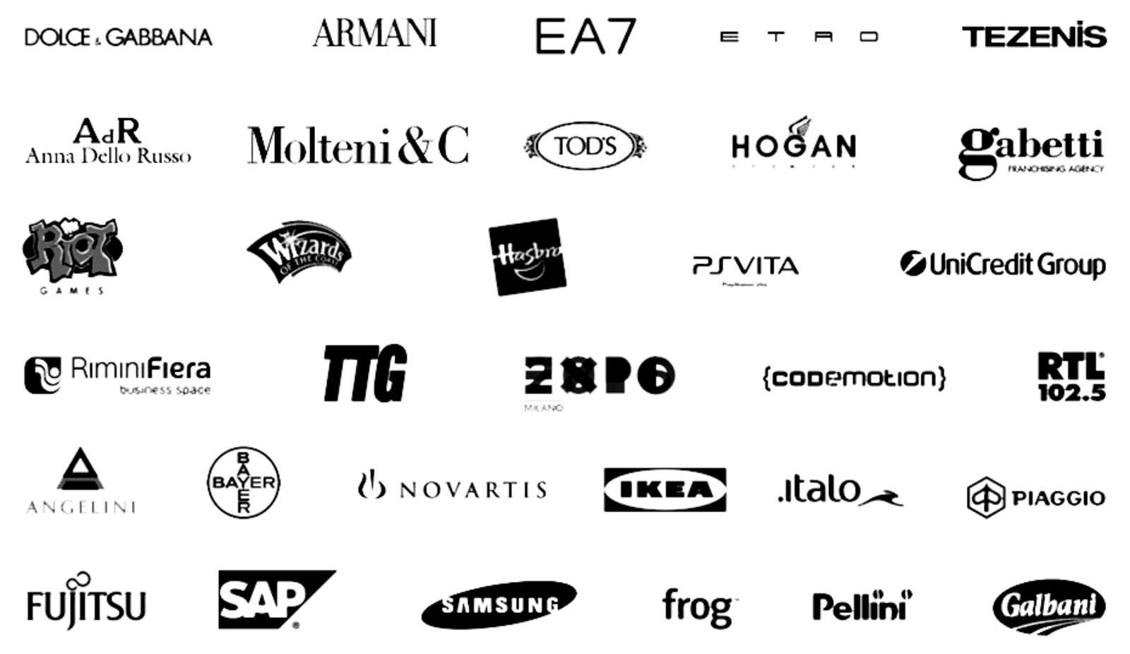 Brand and customer logos